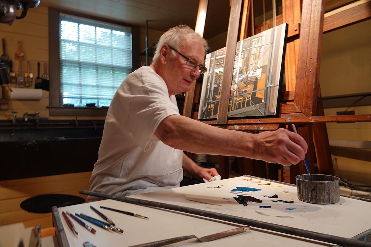 Myopic Sheet Music, a work presented in miniature by master sculptor artist David Beck in the film, “Curious Worlds: The Art & Imagination of David Beck.