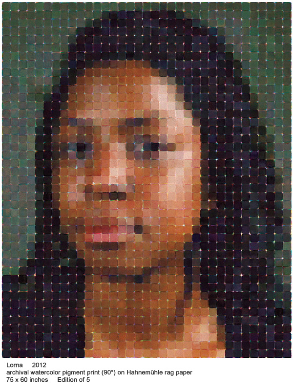 Lorna by Chuck Close