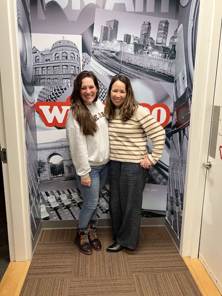 Dr. Jennifer Reynolds-Kaye and Melissa on the WICC 600 program, Melissa in the Morning