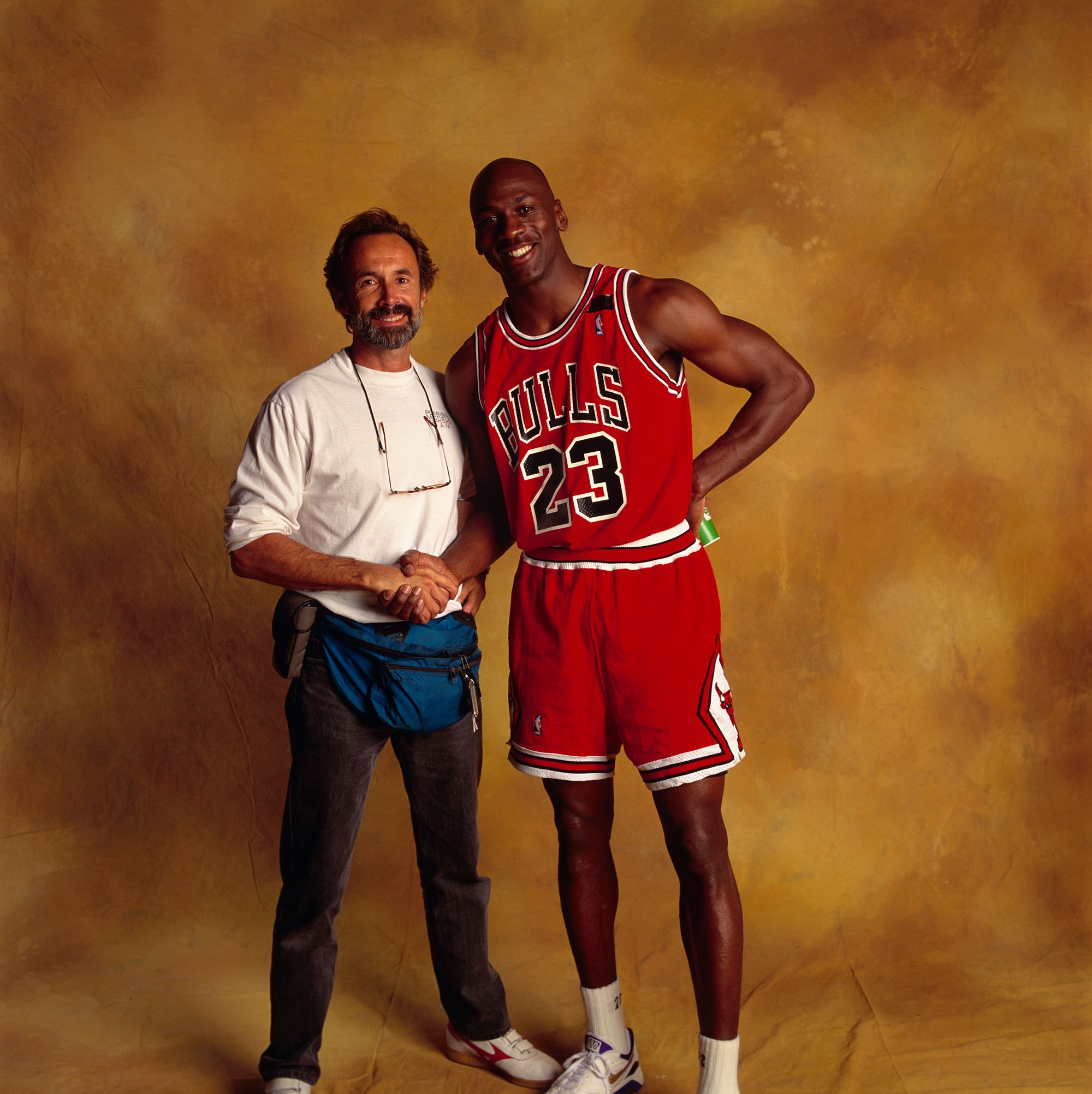 Walter Iooss and Michael Jordan, Chicago, Ill., 1991