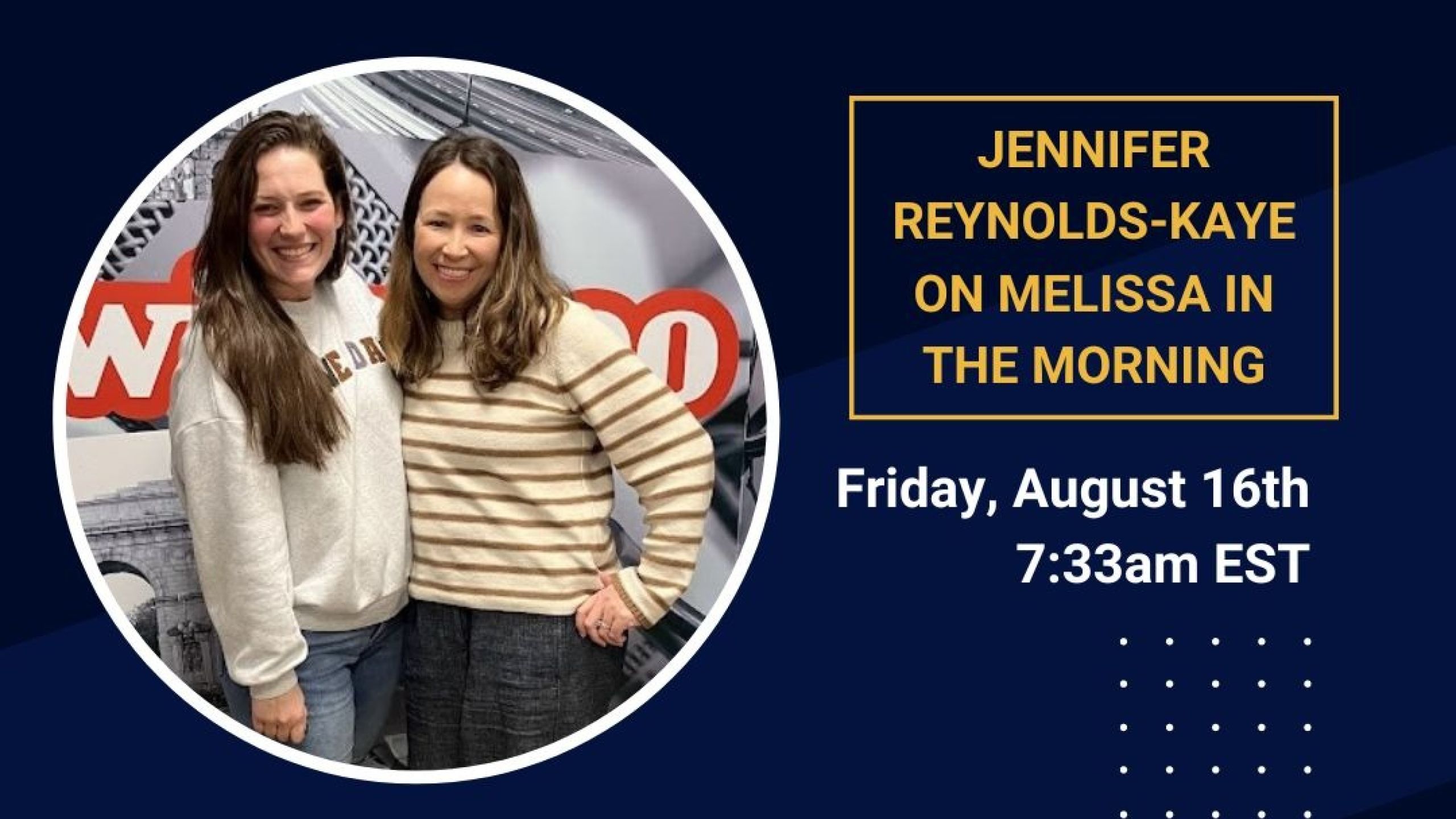 Jennifer Reynolds-Kaye and Melissa Sheketoff on "Melissa in the Morning,"